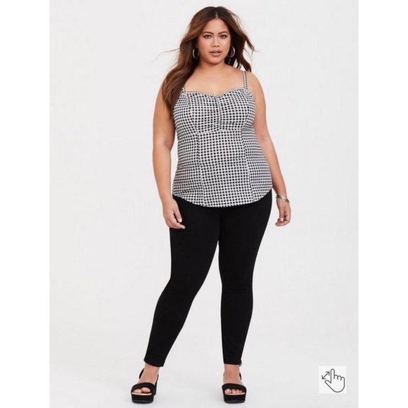 Torrid Gingham Poplin Cami - Picture 8 of 11
